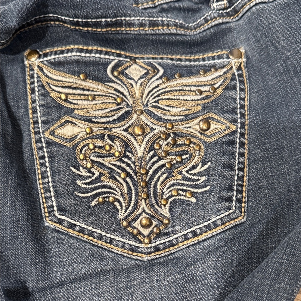 Cato Women's Denim Boot Cut Jeans - Picture 3 of 3